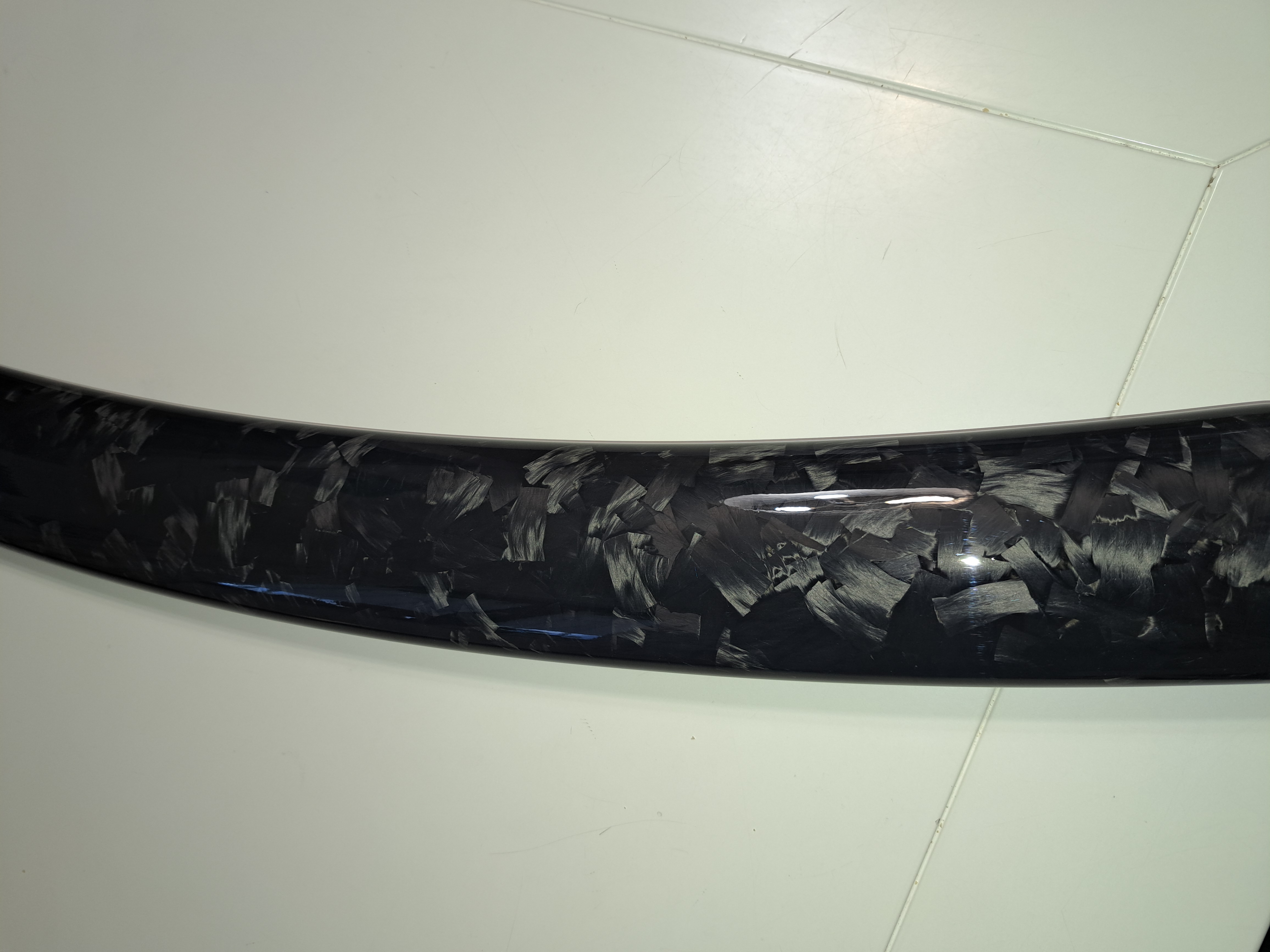Forged carbon fiber handrail